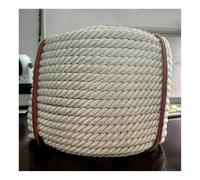 Corde de gréement Robuste en Polyester Blanc de 5/8 Pouce x 20 mètres - Corde à Trois brins, adaptée aux Bateaux, aux projets de Bricolage, aux travaux d'élagage, à la Voile, au Camping, aux