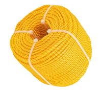 Corde de gréement Robuste en polypropylène 3/4 Pouce x 164 pi - étanche, âme à Trois torons, Convient pour l'amarrage Marin, Les Yachts, Les Applications Nautiques et Les projets de bricolag