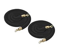 Corde de Guidage en Velours, Corde de barrière de File d'attente avec Crochets dorés, Corde de contrôle des foules pour événements sur Tapis Rouge, Ouvertures de cinéma, hôtels, Corde de sus