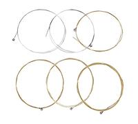Corde de Guitare 6Pcs Ensemble de Cordes de Guitare Acoustique Pièces de Rechange de Guitare Folk Classique