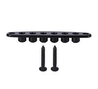 Corde de Guitare à Travers la Plaque, Alliage de Zinc Corde de Guitare à Travers la Plaque Embouts de Montage Pièces de Guitare Basse électrique