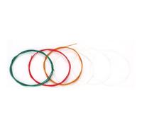 Corde de Guitare, Multicolore et Tension Standard,6 Pcs Corde de Guitare Multicolore en Nylon pour Guitare Acoustique, pour Musiciens Professionnels, Étudiants, Entrainement et Spectacles