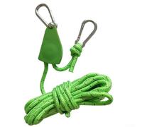 Corde de haubanage réglable de 10 m avec boucle, sangle de camping résistante au vent, pour randonnée, kayak, bâche de kayak, corde en nylon durable (E)