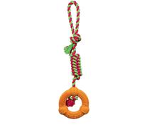 Trixie Denta Fun Playing Rope with Ring for Dog, 41 x 12 cm,