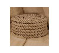vidaXL Corde de jute Ficelle d'emballage 10 m 36 mm d'épaisseur Beige