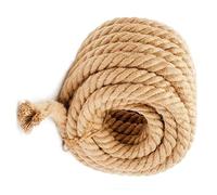 Corde de jute, corde de chanvre, cordes de chanvre de 15 mm, corde de jute for terrasse, ficelle de décoration de jardin de guerre super résistante à 4 brins for l'artisanat de bricolage (taille: 15 m