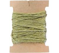 Corde de jute / cordon - 10 mètres - Vert clair / Vert olive