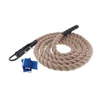 Corde de jute d'escalade de salle de sport, équipement de fitness avec mousqueton for l'éducation physique, l'entraînement en force, le coaching, les étudiants-athlètes ou les entraînements à domicile