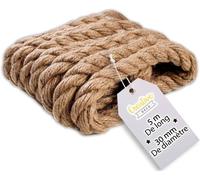 Corde de Jute Epaisseur 30mm - Creative Deco - Ficelle Jardin et Griffoir Chat