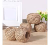 Corde De Jute Longue Pour Scrapbooking,Ficelle De Lin Naturel,Ficelle Rustique,Ficelle De Bricolage,Ficelle Pour Fleuristes Et Travaux Manuels,100m - Type A