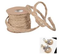 Corde de Jute Naturelle Tressée - Ficelle, Cordon de Macramé, Ruban de Toile pour Artisanat, Bricolage, Projets de Macramé et Applications de Jardinage