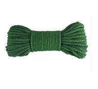Corde de jute verte Corde de ficelle de jute épaisse et solide Corde de jute torsadée Artisanat de corde de chanvre Corde de chanvre tressée suspendue pour la décoration Artisanat d'art de bricolage