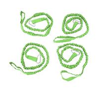 Corde de Kayak Nylon 4 Pièces, Cordon Antiperte Extensible pour Pagaie, Laisse Portable pour Canoë et Surf - Haute Élasticité, Résistante à l’Usure, Pratique pour Aventure Nautiq (Verte)