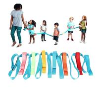 Corde De Marche Pour Enfants, Laisse De Poignet De Sécurité Pour Enfants, Harnais De Marche Avec 12 Poignées Colorées Réglables Pour La Maternelle, La Garderie Et La Salle De Classe (360 Cm)