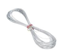 Corde de mesure de puits profonds en fil d'acier, corde d'arpentage de construction, 50 m de long, marquages durables et résistants à la décoloration pour les mesures techniques