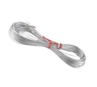 Corde de mesure en fil d’acier, câble d’acier de construction avec échelle intégrée, corde de mesure flexible et durable pour l’ingénierie des puits, les terres agricoles et la (100 m/328,1 pieds)