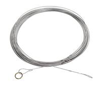 Corde de mesure en fil d’acier, câble d’acier de construction avec échelle intégrée, corde de mesure flexible et durable pour l’ingénierie des puits, les terres agricoles et la (30 m/98,4 pieds)