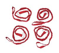 Corde de pagaie de Kayak, en Nylon Portable Super Extensible, Anti-Perte, pour Le Surf à la dérive (Red)