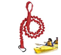 Corde de pagaie pour kayak, planche de paddle, corde de planche de surf, kayak, pêche, extensible, anti-perte, sangle de planche de surf, accessoire de sécurité pour les passionnés, les débutants