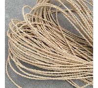Corde De Paille En Raphia Véritable Naturelle,40 Mètres De Diamètre De 2 À 3mm,Tissage À La Main D'herbe Tressée,Matériel De Décoration De Meubles De Maison Artisanaux