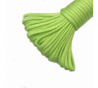 Corde de Parachute de Survie, 5/16/31 m de diamètre, 4 mm, 7 brins, pour Camping, Escalade, randonnée, Corde à Linge, 13 Vert Herbe, 31 m