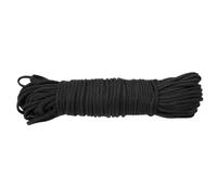 Corde de parachute haute résistance pour l'escalade | Corde de parachute élastique résistante aux intempéries de 226,8 m pour randonnée, extérieur, camping, pêche, noir, ternir A