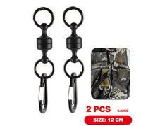 Corde De Pêche En Métal Sans Fil,Force Magnétique,Canadisme,Bataille Rapide,Perte,2 Pièces - Type Black 12cm #B