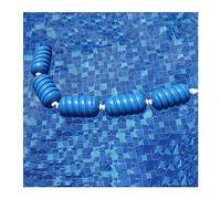 Corde de piscine sûre avec séparateur de voie bloquant les vagues - 15 m - Ligne d'entraînement blanche pour la sécurité de la natation et l'utilisation du Cetit