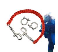 Corde de plateau pour caméra sous-marine - Lanière flexible de Plongée, résistant à l'abrasion, accessoire étanche rétractable à 360 degrés, structure en nylon
