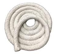 Corde de poêle, corde de feu, joints de corde - Joints de corde en fibre céramique, tresses circulaires, joints haute température for la coulée de fours de chaudière, 10 mm x 10 m(8mm*10m)