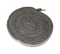 Corde de poêle en fibre de verre résistante à la chaleur pour joint de porte coupe-feu, 10 mm de large x 2 mm d'épaisseur, joint d'expansion pour four, four et chaudière (10 mm)