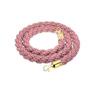 Corde de poteau avec mousquetons, cordes torsadées avec mousquetons, corde de barrière, pour postes de support, séparateur de file d'attente, contrôle de foule de l'hôtel, crochet doré (taille : 0,9 m