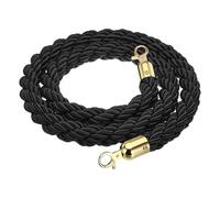Corde de Poteau, Corde de barrière de contrôle des foules, Corde de File d'attente torsadée avec Crochets, Corde de barrière de File d'attente pour événements sur Tapis, cinémas, Grandes ouv