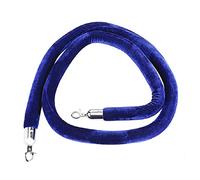 Corde de poteau en velours, Cordes de sécurité for la gestion des files d'attente, barrières for défilés mode, fêtes religieuses, poteaux, magnifiques d'entrée(Blue,2.4m (7.9 feet))