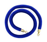Corde de poteau for entrée VIP, cordes de barrière à noyau en mousse de sécurité, contrôle des foules, salles de cinéma, grandes ouvertures, utilisation d'hôtels/(Blue,Length 1M/3.3Ft/39In)