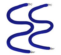 Corde de Poteau pour Ligne de File d'attente, barrière de contrôle des foules Durable, 2 pièces, poteaux d'entrée intérieurs et extérieurs, Cordes/Lignes de File d'attente murales avec croch