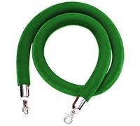 Corde de poteau VIP for hôtels/théâtres, corde de barrière de contrôle des foules de sécurité, for banque, hôtel, hôpital, facile à installer/(Green,Length 1.7M/5.6Ft/67In)