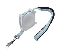 Corde de promenade pour chien, anti-nœuds - Corde rétractable de 140 cm - Grande prise en main - Harnais de dressage pour chiot - Pour l'extérieur, ABS + polyester