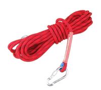 Corde de protection 10M avec mousquetons pour l'escalade plein air - WINOMO - Rouge - Polyester - Multisport
