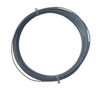 Corde de raquette de tennis élastique en polyester de 1,25 mm pour raquette de badminton et batte de tennis - Pratique primaire - Fil dur primaire