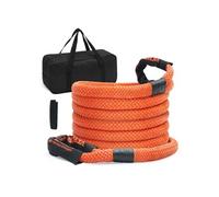 VEVOR Corde de remorquage cinétique, sangle robuste 17237 kg 25,4 mm x 6,1 m