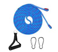 Corde de remorquage, 400 centimètres avec crochet lourdement lourd et réglable, ceinture d'entraînement en traîneau avec poignée - Pour fitness, , adultes, jeunes, bateaux, véhicules