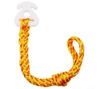 Corde de remorquage de bateau de 2721,6 kg avec connecteur rapide pour tubes remorquables, et légère, idéale pour les sports nautiques et le transport de marchandises (jaune rouge)