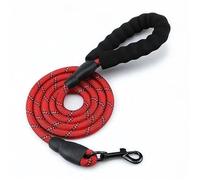 Corde de remorquage for Chien, Corde de remorquage réfléchissante for Chien de Compagnie, Corde for Chien, chaîne Ronde, Sangle de remorquage à Main de majordome, Laisse for Chien(Red,1.2M)