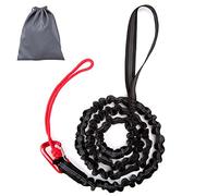 Corde de Remorquage pour Vélo d'Enfant 1.7m à 3m - Traction Charge 200kg pour Montagne et Longue Balade en Famille - Avec Sac de Rangement Noir