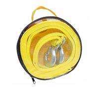 Corde de remorque de voiture, 1 pièce, Kit d'urgence pratique en plein air, sangle de remorquage de récupération, Double épaisseur, remorque de voiture (jaune)