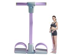 Corde de résistance de l'extracteur de pédale, tension multifonction de la corde | Pédale Full Resistance Band Strap de yoga à 6 tubes - Expanseur de musculation multifonctionnel, équipement de