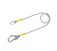 Corde De Sécurité Antichute - Longe Réglable De 200 Cm, Capacité De Charge De 2 500 Kg, Crochets En Acier Au Manganèse, Ceinture En Polyester Haute Résistance | Pour L'utilisation De La Construction D