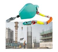 Corde de sécurité Auto-rétractable, équipement de Protection individuelle antichute, adapté à la Construction, à l'escalade et à d'autres travaux, antichute à câble métallique avec Crochet d