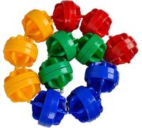 Corde de sécurité avec flotteurs pour piscines - Séparateurs de voie et kit de sécurité pour protection de zone de piscine, idéale pour marquer les zones dangereuses et les pistes de baignade (12 cm)